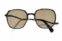 Masahiro Maruyama Titanium Sunglasses - MM-0059 / #3 Black/Gold - Image 3
